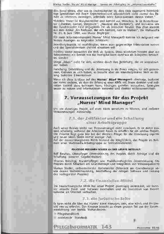 Vorschauseite 6: Nurses Mind Manager Lernen am Arbeitsplatz im Informationszeitalter