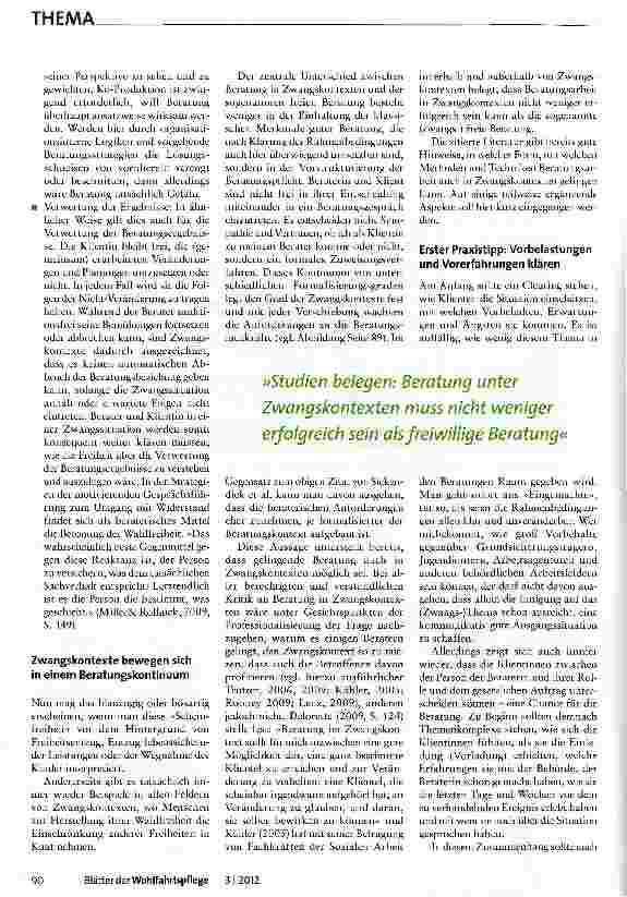 Vorschauseite 3: Beratung unter Druck