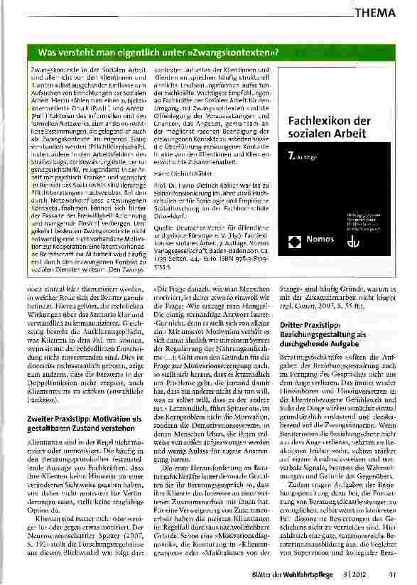 Vorschauseite 4: Beratung unter Druck