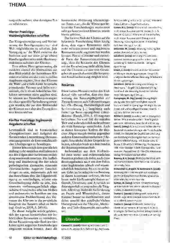 Vorschauseite 5: Beratung unter Druck