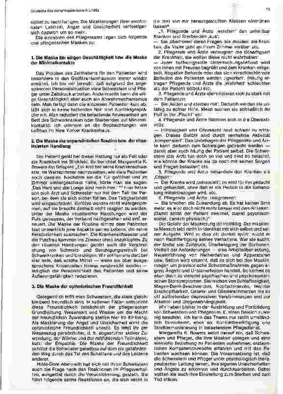 Vorschauseite 3: Umgang mit Sterbenden