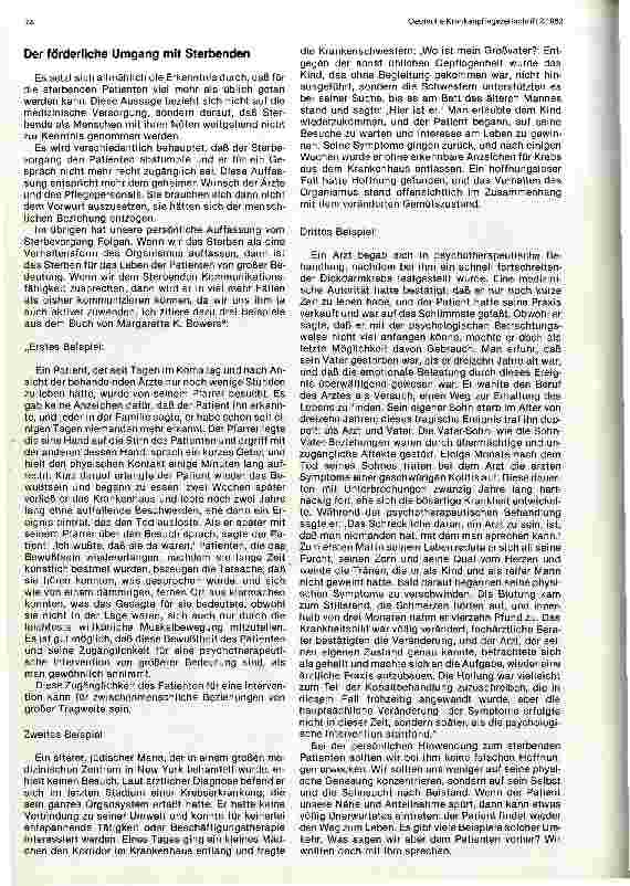 Vorschauseite 4: Umgang mit Sterbenden