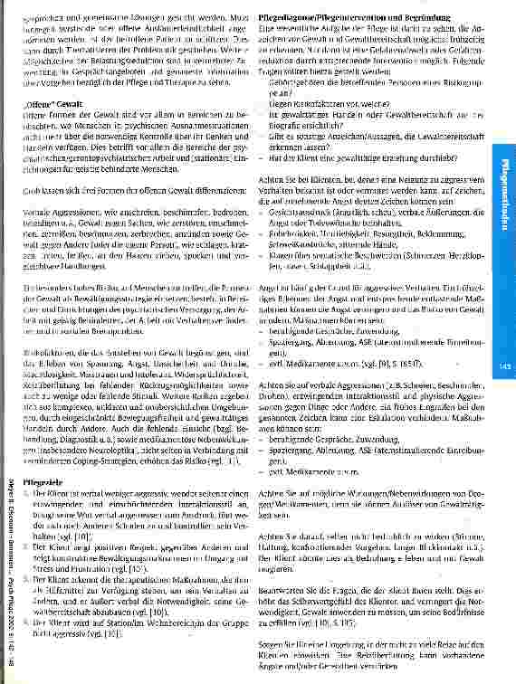 Vorschauseite 4: Erkennen - Benennen - Handeln in der Pflege Agression und Autoagression als Herausforderung im pflegerischen Alltag