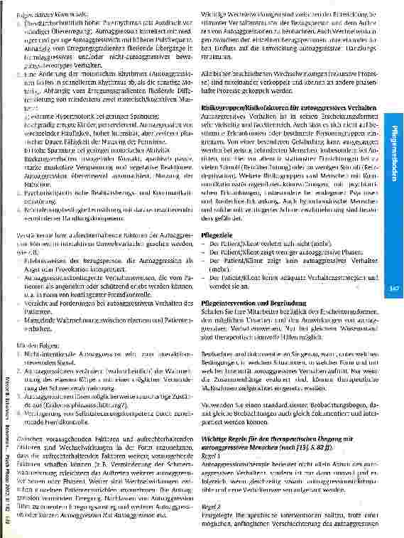 Vorschauseite 6: Erkennen - Benennen - Handeln in der Pflege Agression und Autoagression als Herausforderung im pflegerischen Alltag