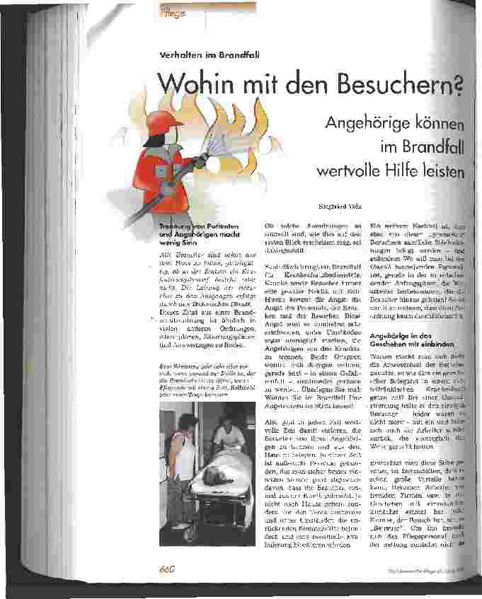 Vorschauseite 1: Wohin mit den Besuchern?