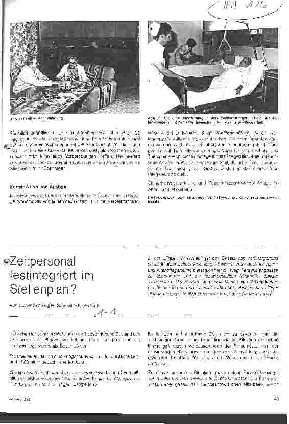 Vorschauseite 1: Zeitpersonal festintegriert im Stellenplan?