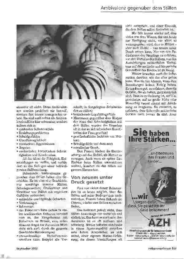 Vorschauseite 2: HIN- UND HERGERISSENUMGANG MIT DER AMBIVALENZ GEGENÜBER DEM STILLEN