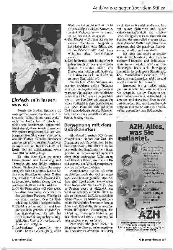 Vorschauseite 4: HIN- UND HERGERISSENUMGANG MIT DER AMBIVALENZ GEGENÜBER DEM STILLEN