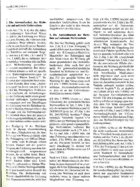 Vorschauseite 4: Rechtsfragen des Arzneimittelhandels im Internet