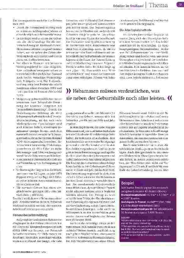 Vorschauseite 2: Mut zu „gesunden Personalschlüsseln