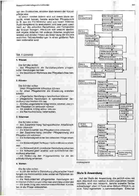 Vorschauseite 2: Eine Arbeitstechnik zum Erstellen von Pflegeberichten