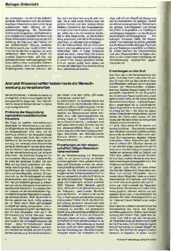 Vorschauseite 3: Reproduktionsmedizin aus der Sicht eines Psychotherapeuten