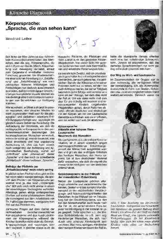 Vorschauseite 1: Körpersprache: Sprache, die man sehen kann