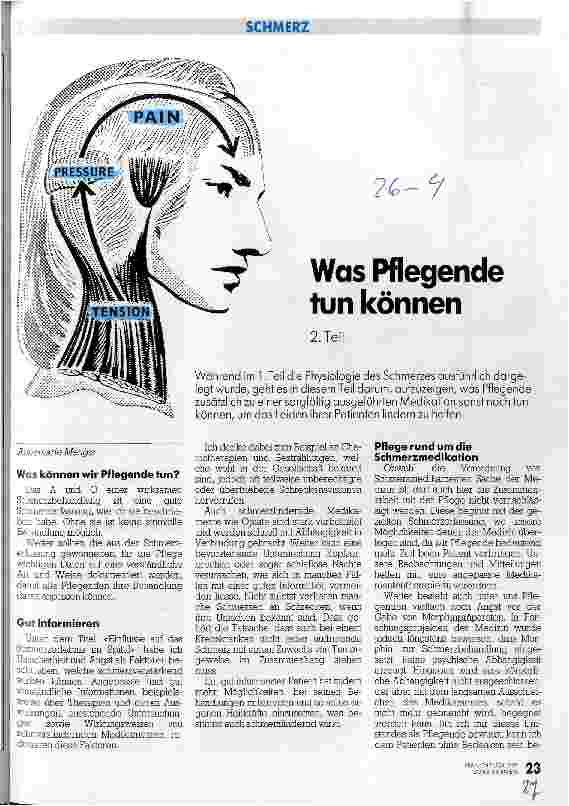 Vorschauseite 1: Was Pflegende tun können 2.Teil