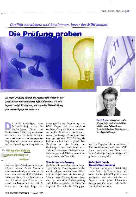 Vorschauseite 1: Die Prüfung proben