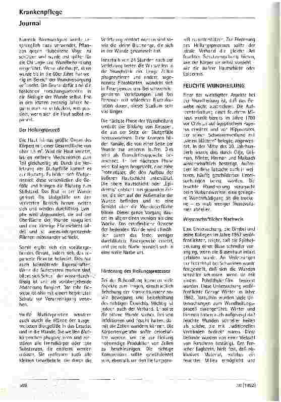 Vorschauseite 3: Wundheilung - European Congress of Wound Healing and Skin Physiology