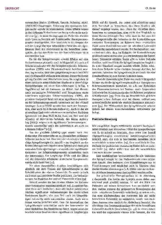 Vorschauseite 4: Spiegeltherapie nach Schlaganfall