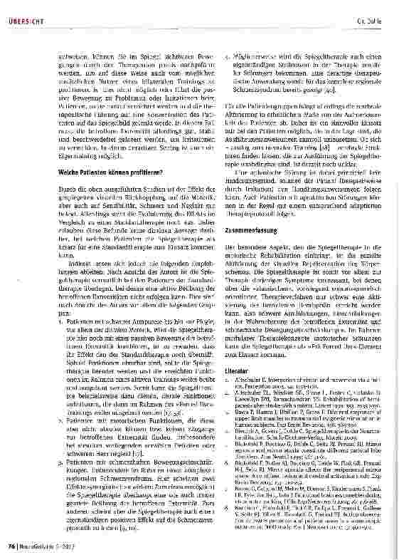 Vorschauseite 6: Spiegeltherapie nach Schlaganfall