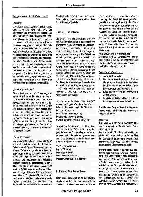 Vorschauseite 2: Die Zukunftswerkstatt