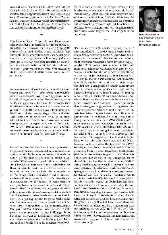 Vorschauseite 2: Herrn Landaus Leibchen