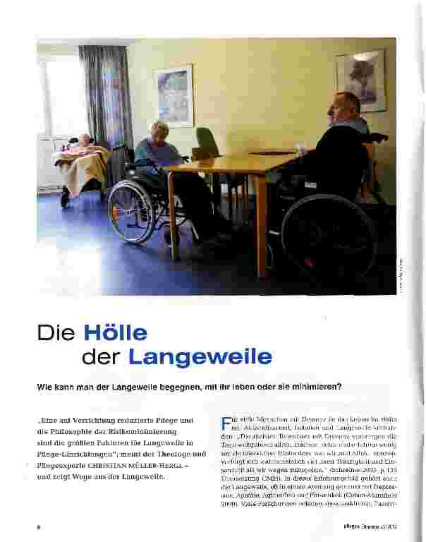 Vorschauseite 1: Die Hölle der Langeweile