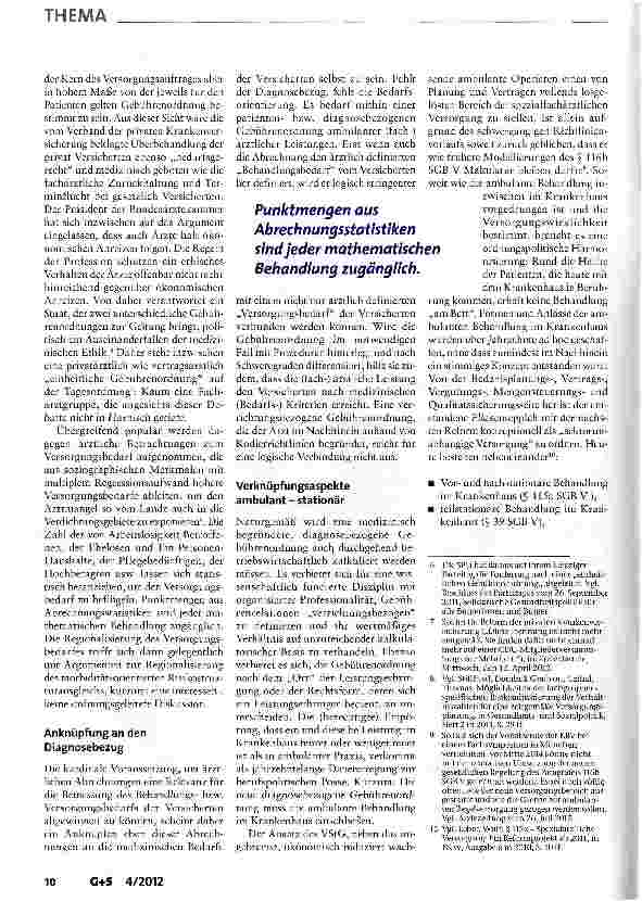 Vorschauseite 3: Von einer planlosen Überversorgung zur sektorübergreifenden Versorgungsplanung?