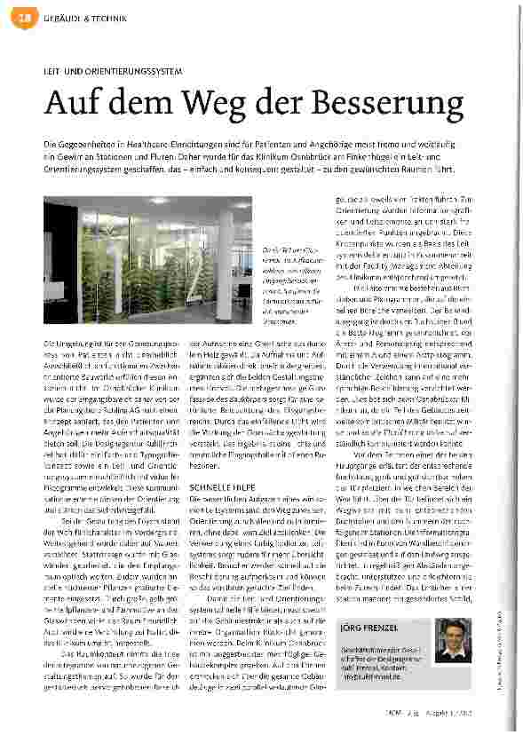 Vorschauseite 1: Auf dem Weg der Besserung