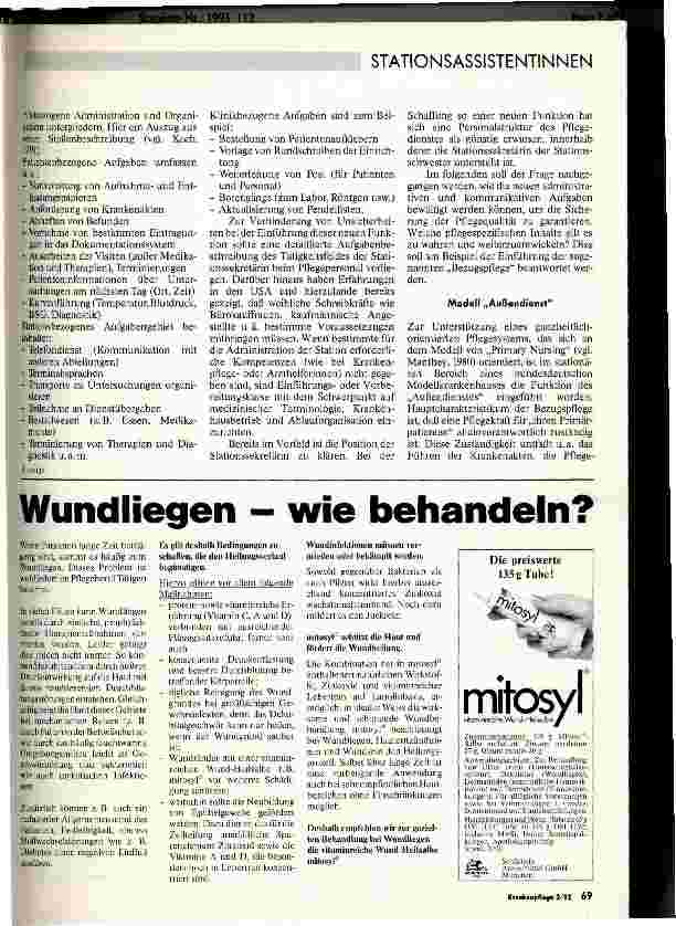 Vorschauseite 2: Stationssekretärinnen contra Pflegesekretärinnen?