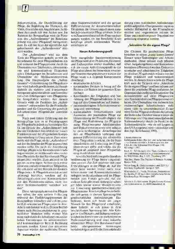 Vorschauseite 3: Stationssekretärinnen contra Pflegesekretärinnen?