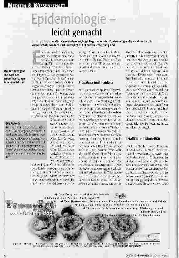 Vorschauseite 1: Epidemiologie - leicht gemacht