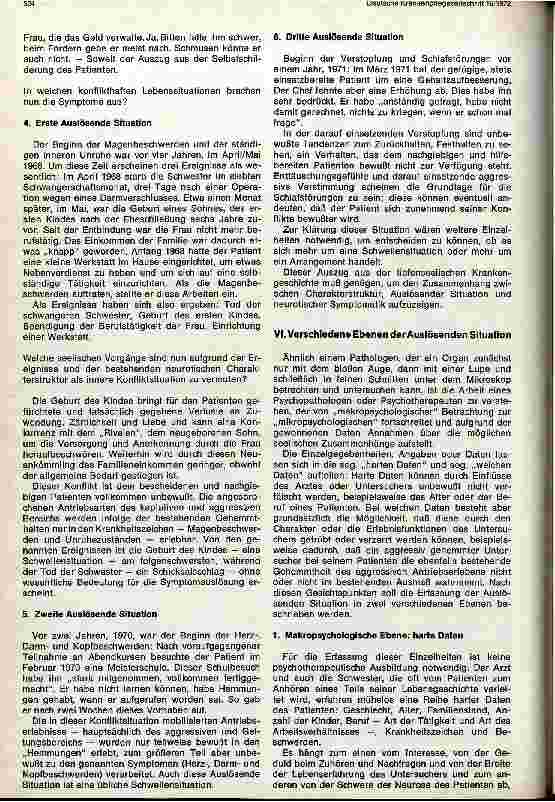 Vorschauseite 4: Die symptomauslösende Konfliktsituation: Ausbruch der neurotischen Symptomatik