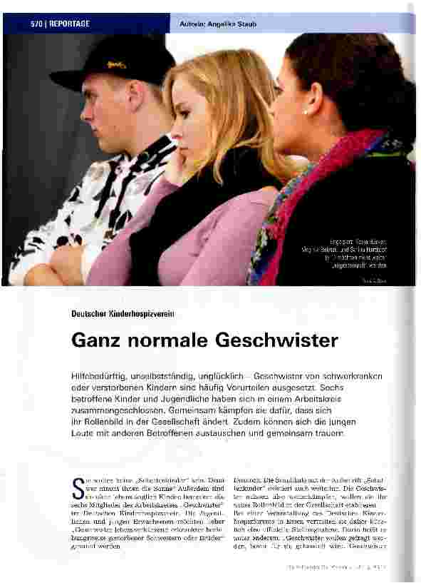 Vorschauseite 1: Ganz normale Geschwister