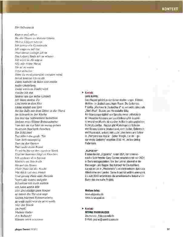 Vorschauseite 4: Verse gegen das Vergessen