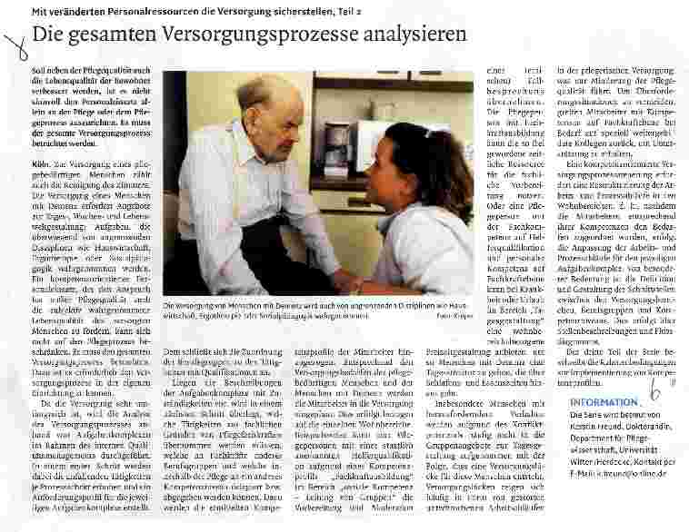 Vorschauseite 1: Die gesamten Versorgungsprozesse analysieren