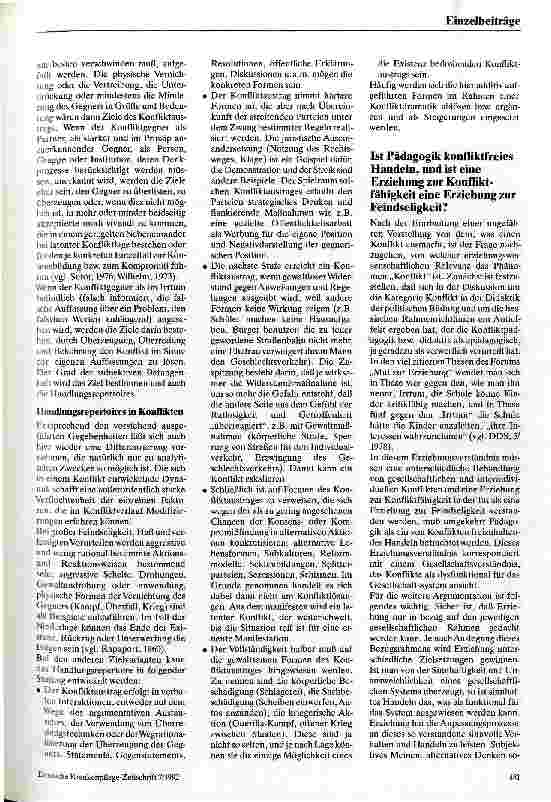 Vorschauseite 3: Konfliktdidaktik