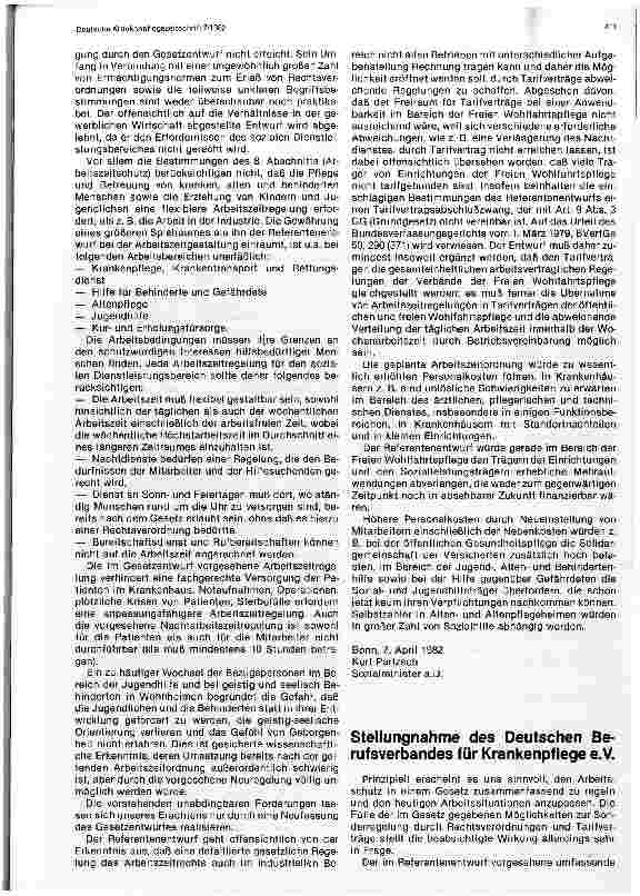 Vorschauseite 2: Stellungsnahmen zum Referentenentwurf eines Arbeitsschutzgesetzes