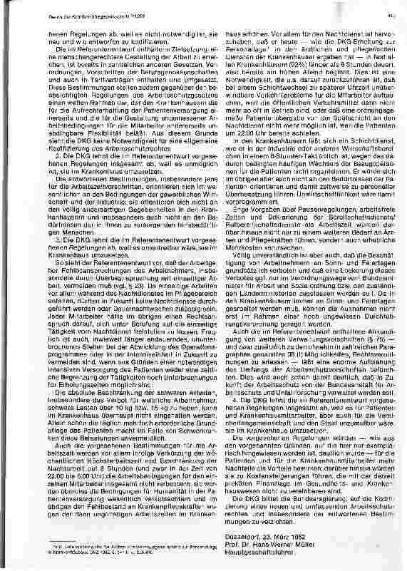Vorschauseite 4: Stellungsnahmen zum Referentenentwurf eines Arbeitsschutzgesetzes