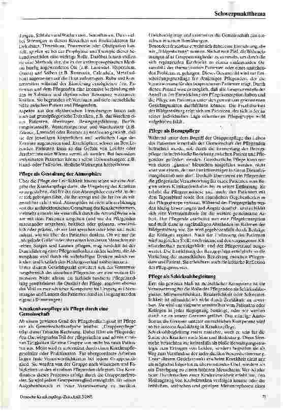 Vorschauseite 2: Elemente anthroposophisch erweiterter Krankenpflege