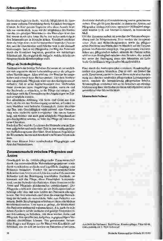 Vorschauseite 3: Elemente anthroposophisch erweiterter Krankenpflege