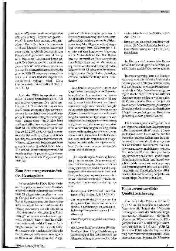 Vorschauseite 3: Pflegequalität auf dem Prüfstand
