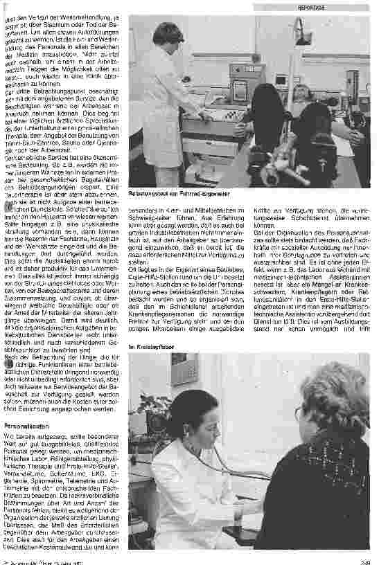 Vorschauseite 4: Organisatorische Aufgaben in betriebsärztlichen Dienststellen