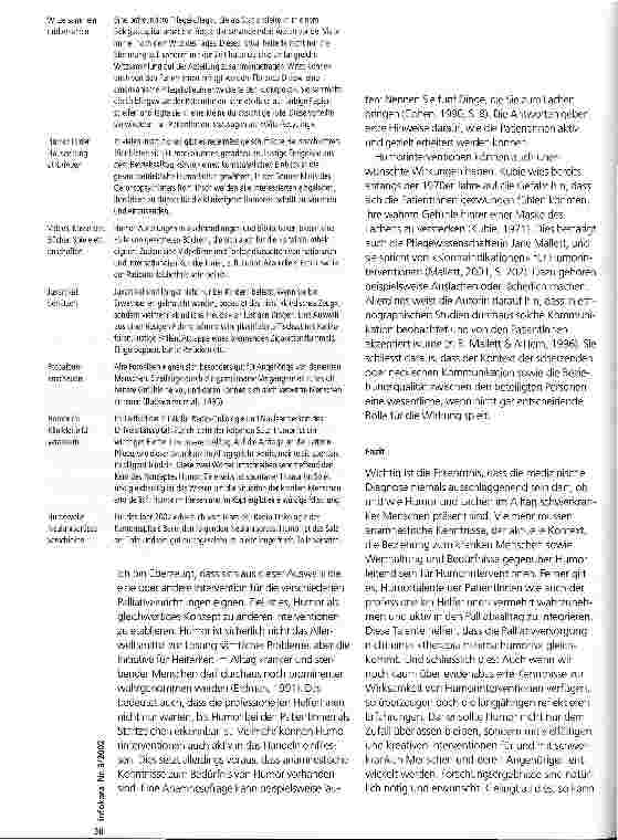 Vorschauseite 4: Humor und Lachen trotz Krankheit und Trauer