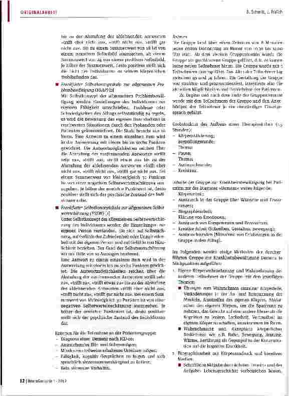 Vorschauseite 3: Umgang mit der Diagnose »Demenz« Konzeption und Evaluation eines Gruppenprogramms zur Krankheitsbewältigung