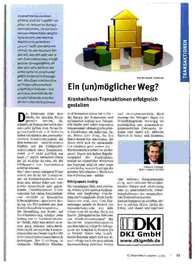Vorschauseite 1: Ein (un)möglicher Weg?