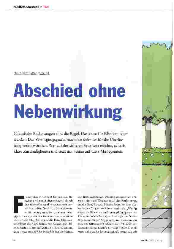 Vorschauseite 1: Abschied ohne Nebenwirkung