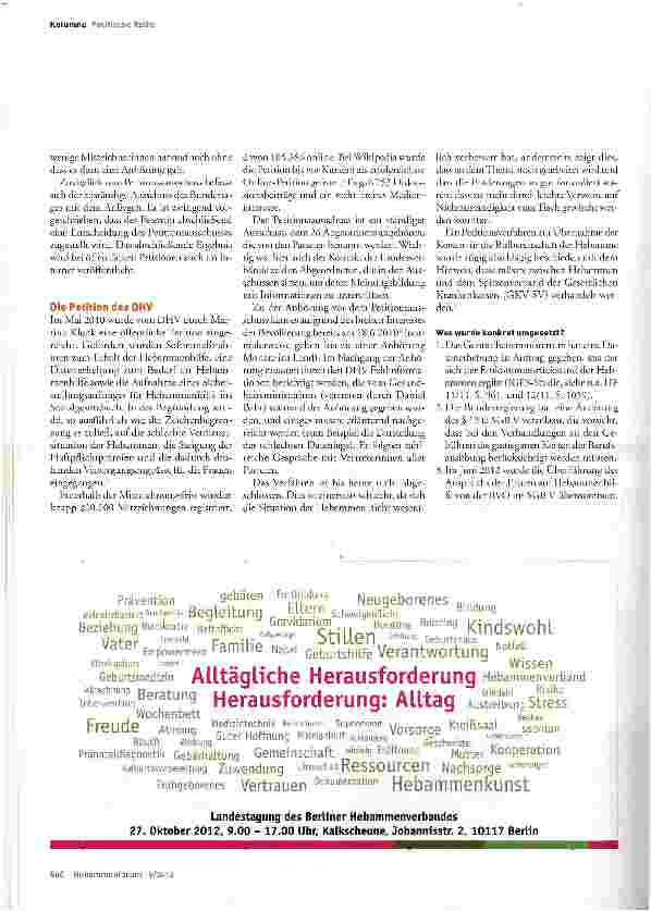 Vorschauseite 3: Petition: Von der Bittstellung zum Bürgerrecht