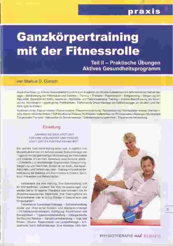 Vorschauseite 1: Ganzkörpertraining mit der Fitnessrolle