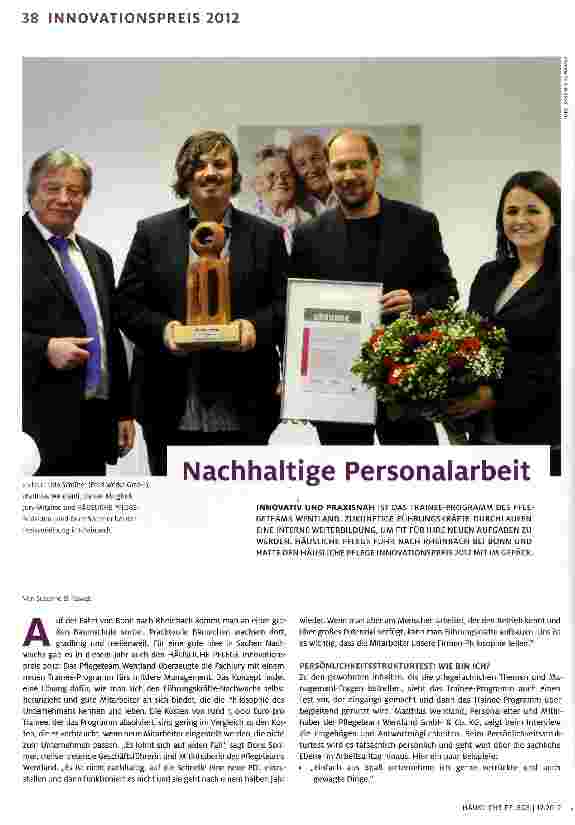 Vorschauseite 1: Nachhaltige Personalarbeit