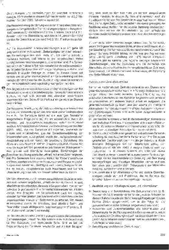 Vorschauseite 4: Die schweizerische Stiftung für das Alter