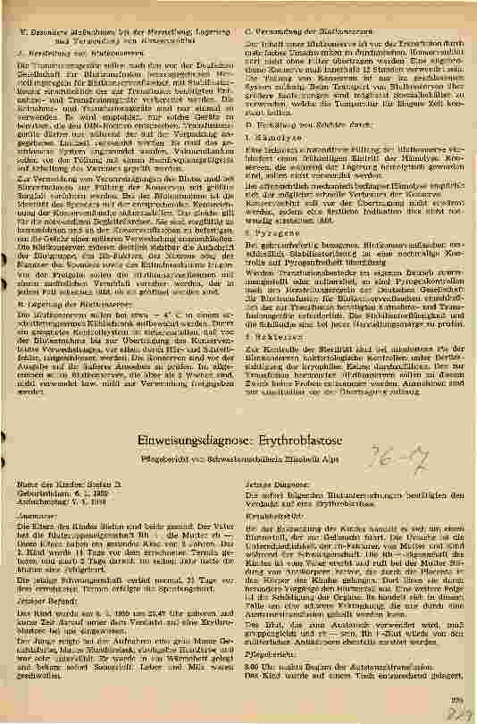 Vorschauseite 3: Richtlinien für die Bluttransfusion